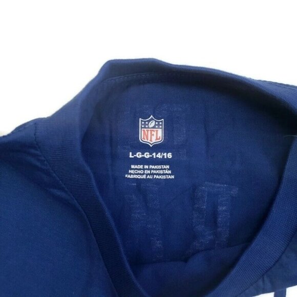 NFL New York Giants Youth Boys T Shirt 2 Sided #26 Saquon Barkley Size L (14/16) - Picture 3 of 6